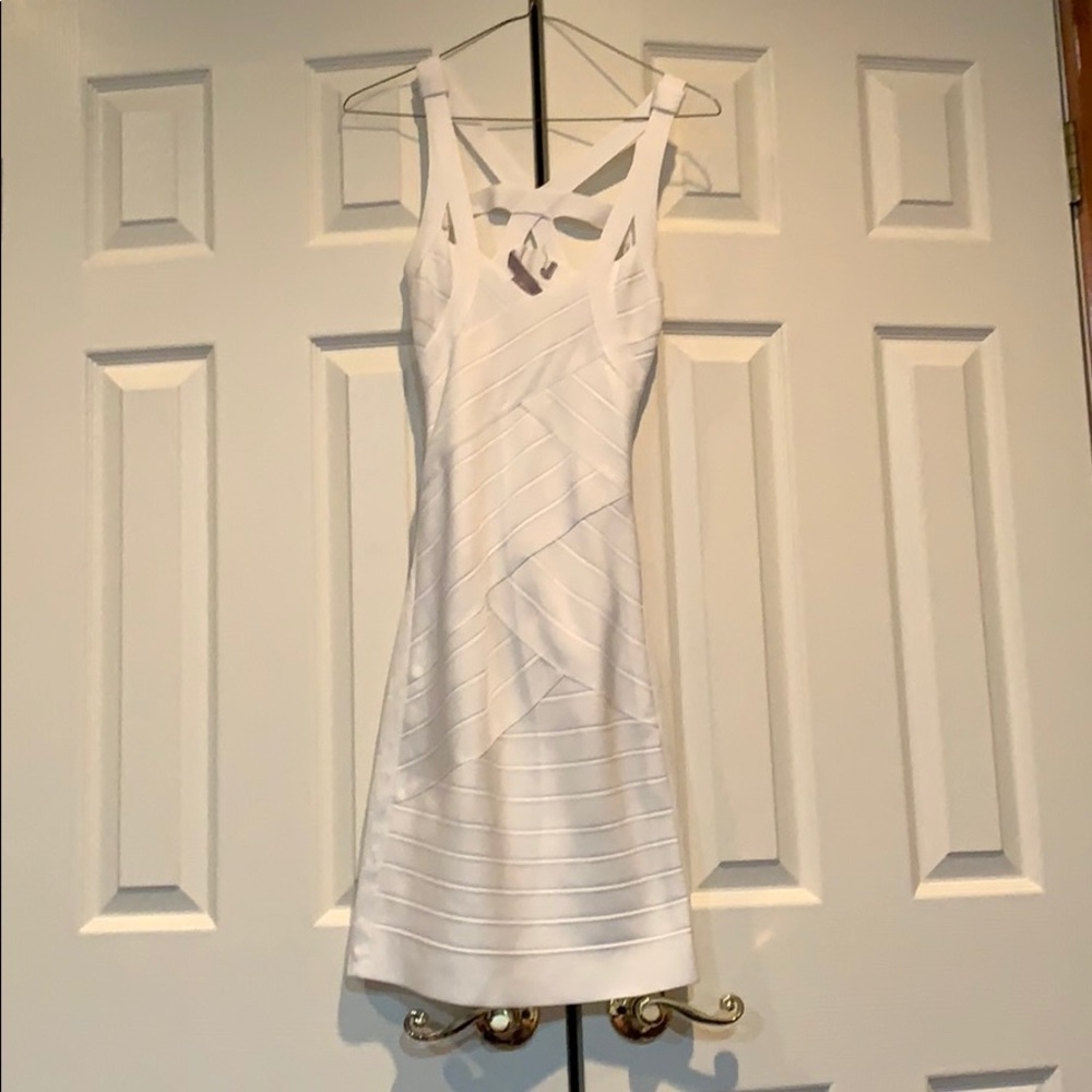 Stretta bandaged white dress size xs gorgeous NWOT
